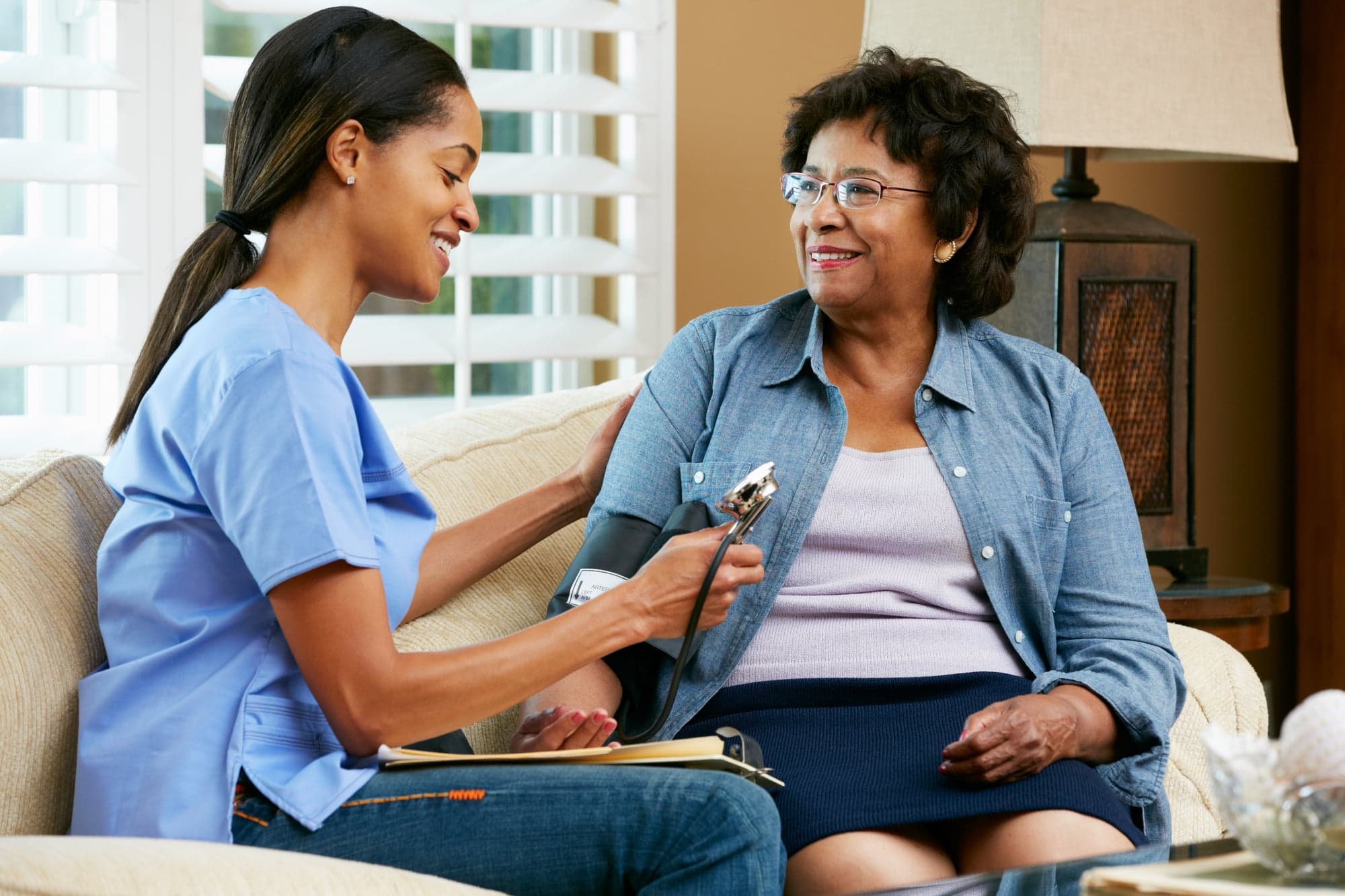 Professional caregiver providing compassionate senior care services in San Antonio